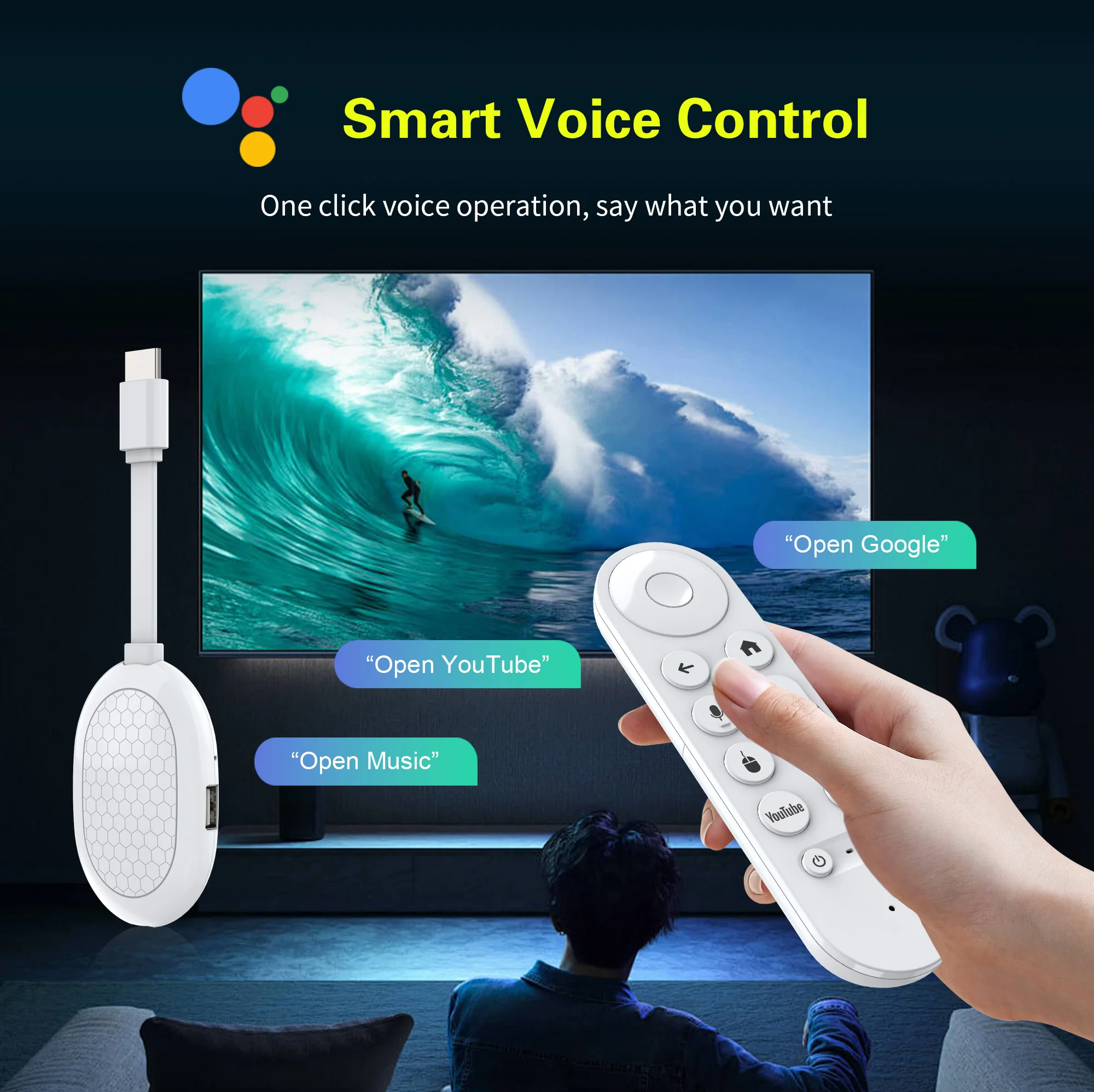 Neuer Smart TV Stick Q2S Android 14 Unterstützt 3