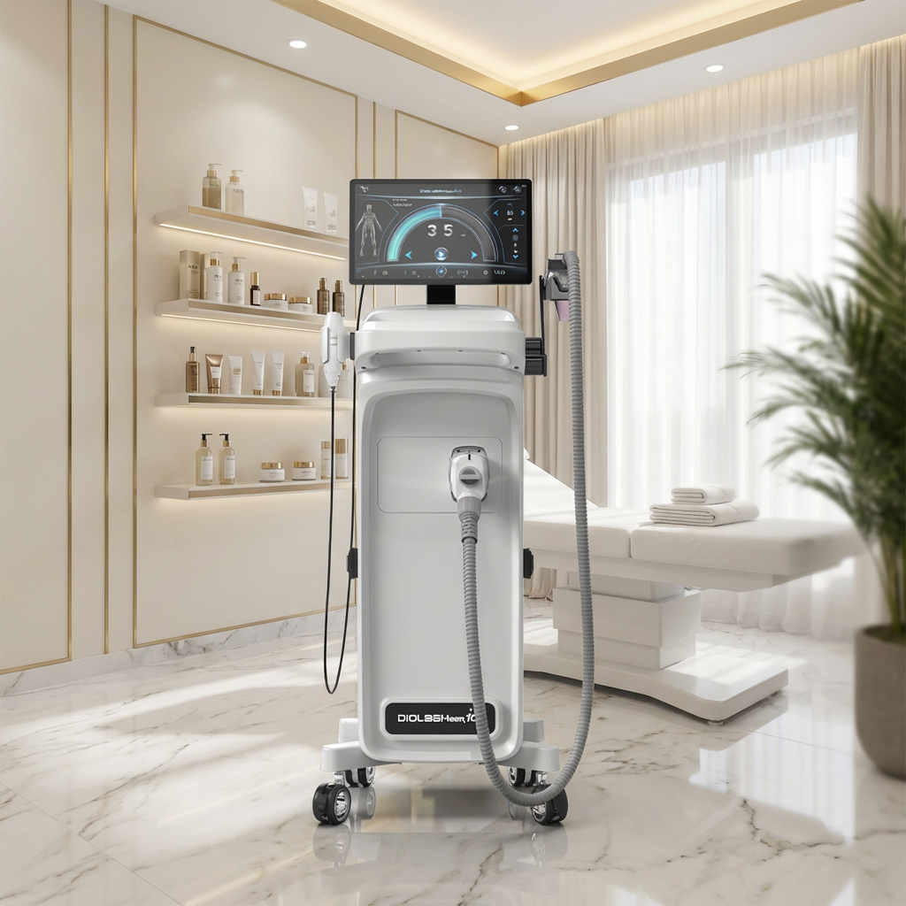 808nm Diode Laser Hair Removal Device with Ice Cooling 3
