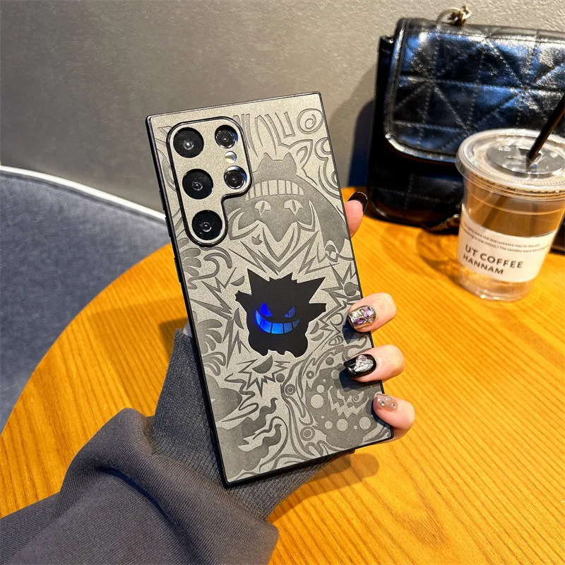 Gengar Cartoon Leather Phone Case 4