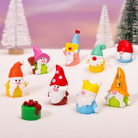 Mini Resin Gnome Set