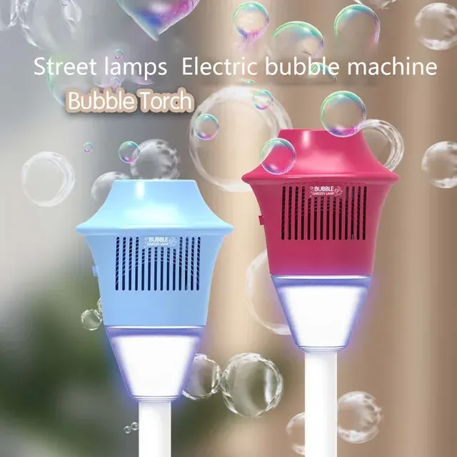 Automatic Outdoor Bubble Machine with Lights and Music 2