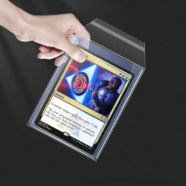 100 Clear Magnetic Card Sleeves 3