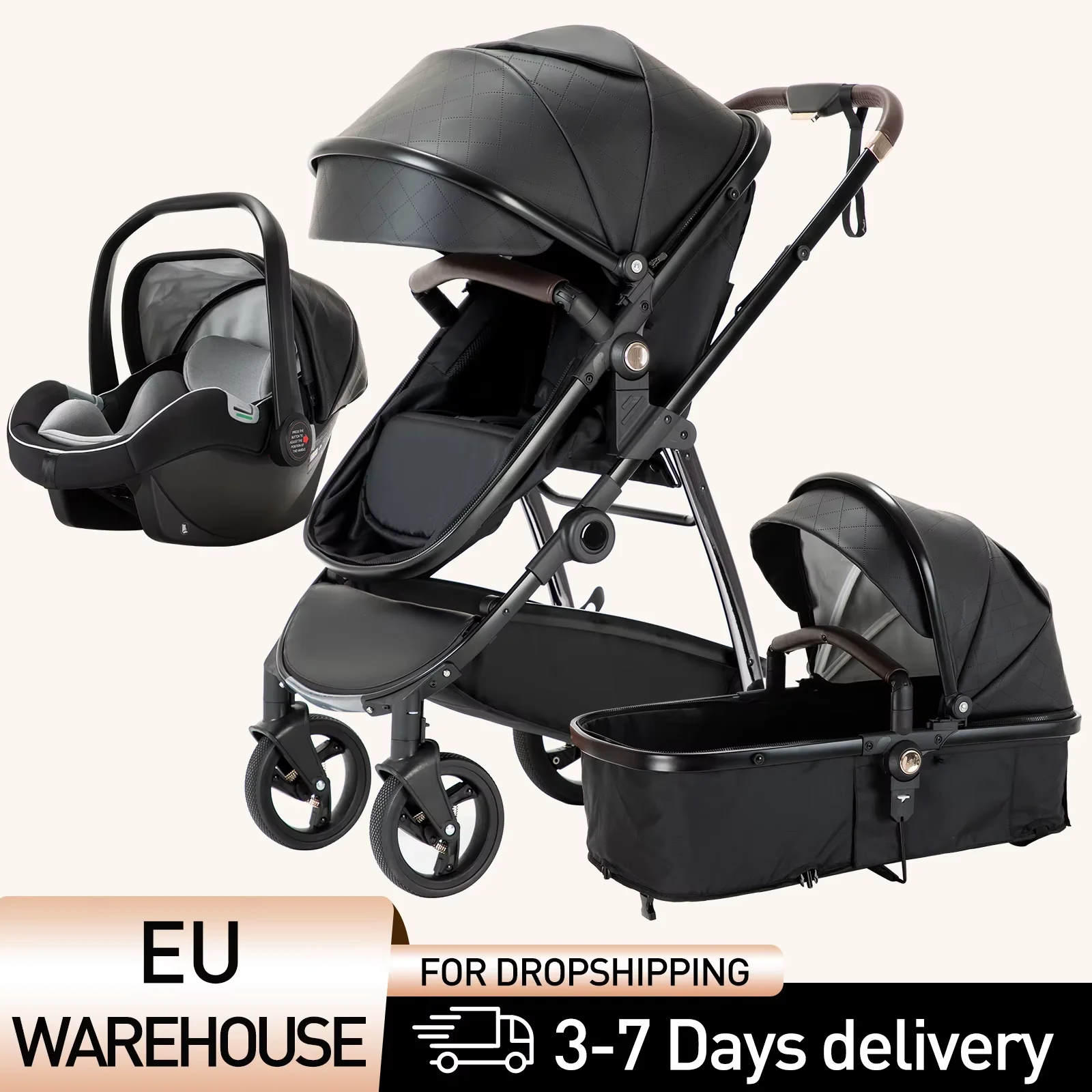 3-in-1-Kinderwagen