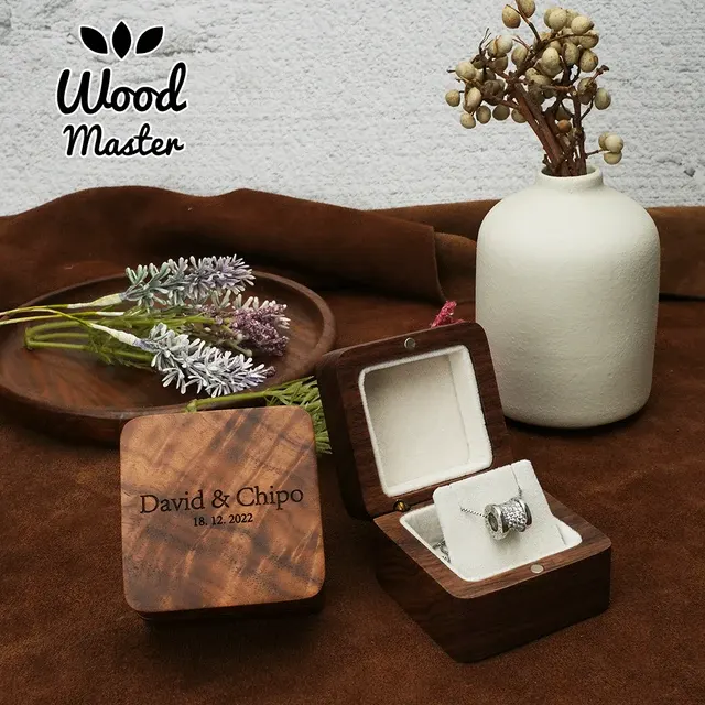Wooden Necklace Storage Box 2