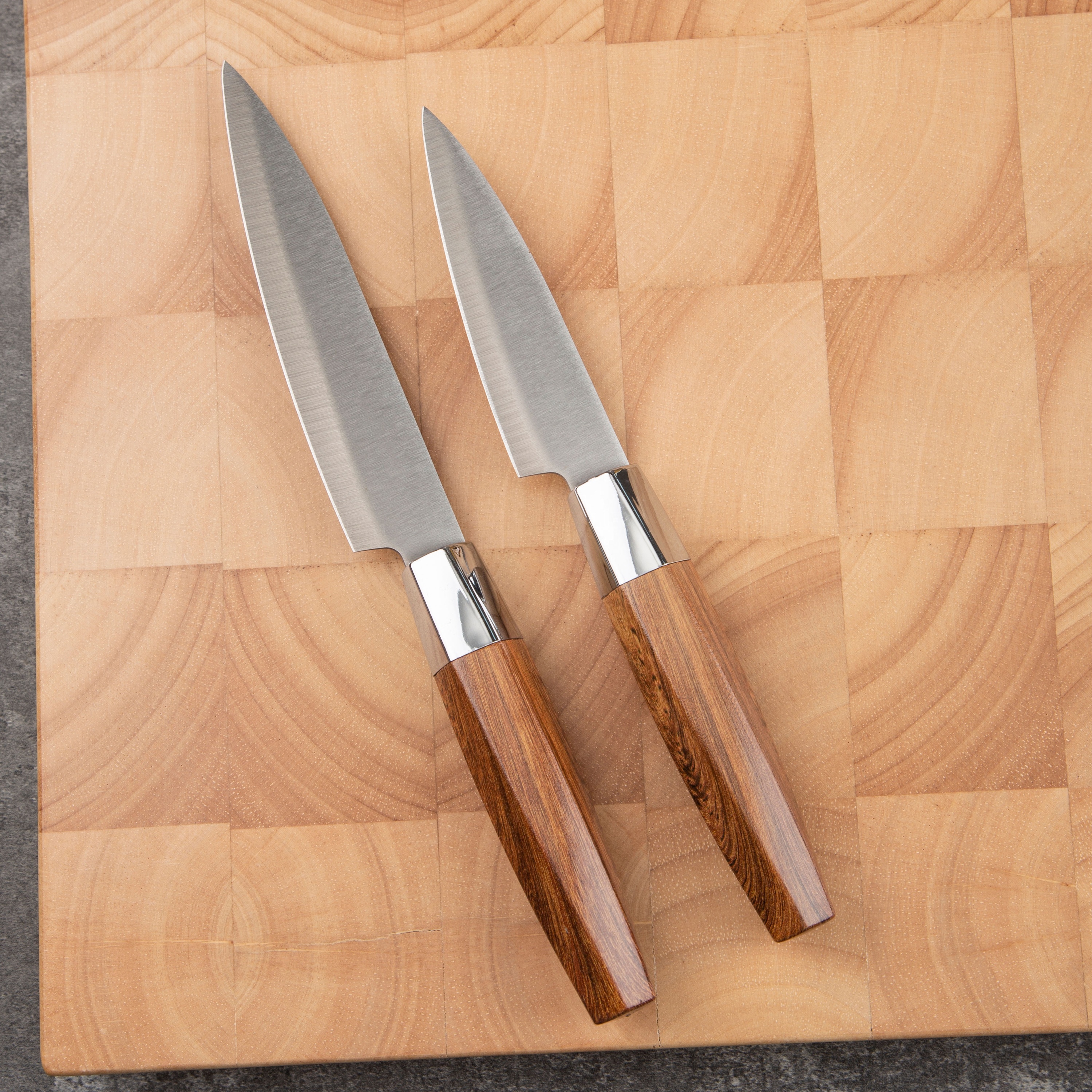 Kitchen Knife Set with Storage Rack 3