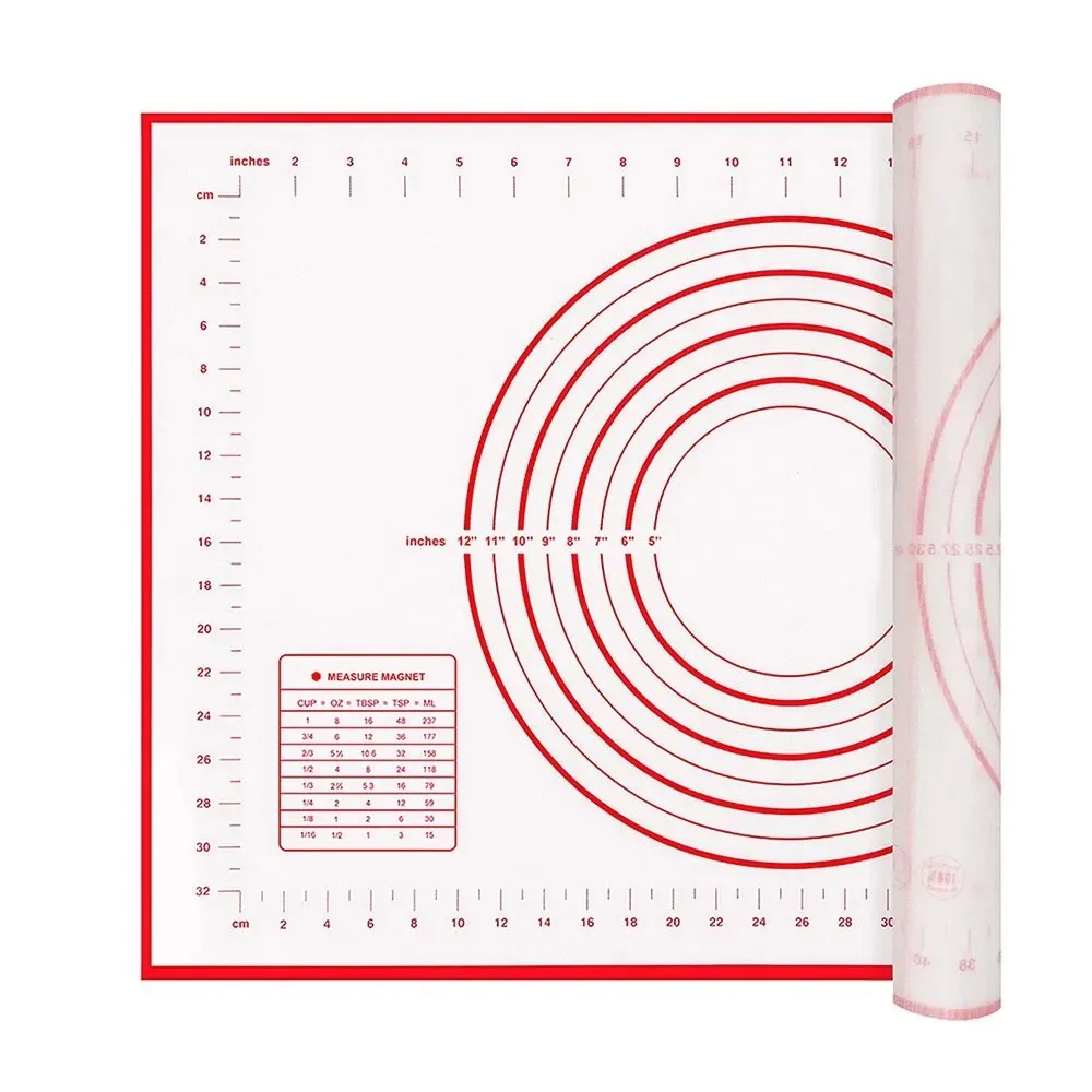 Non-Stick Silicone Kneading Pizza Mat 2