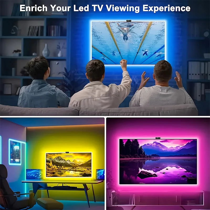 RGBIC LED TV Backlight with Music Sync 2