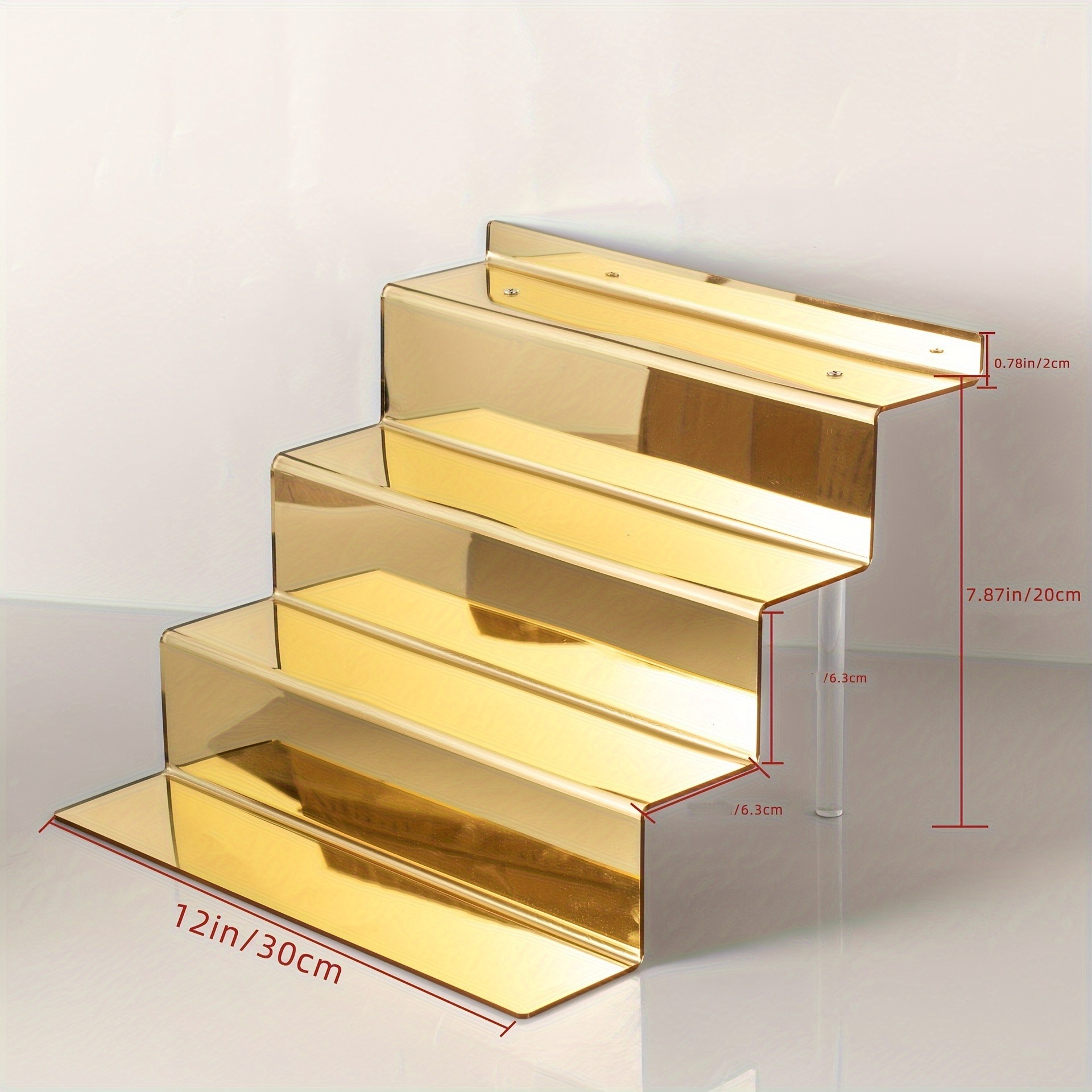 4 Layer Gold Silver Mirror Acrylic Anti Slip 3