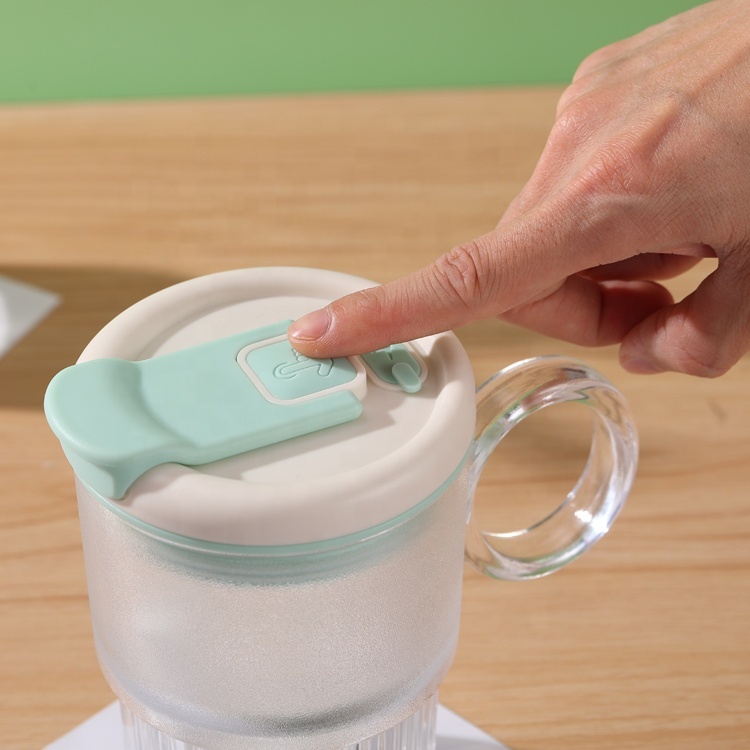 Electric Self-Stirring Glass Mug 400ml 2