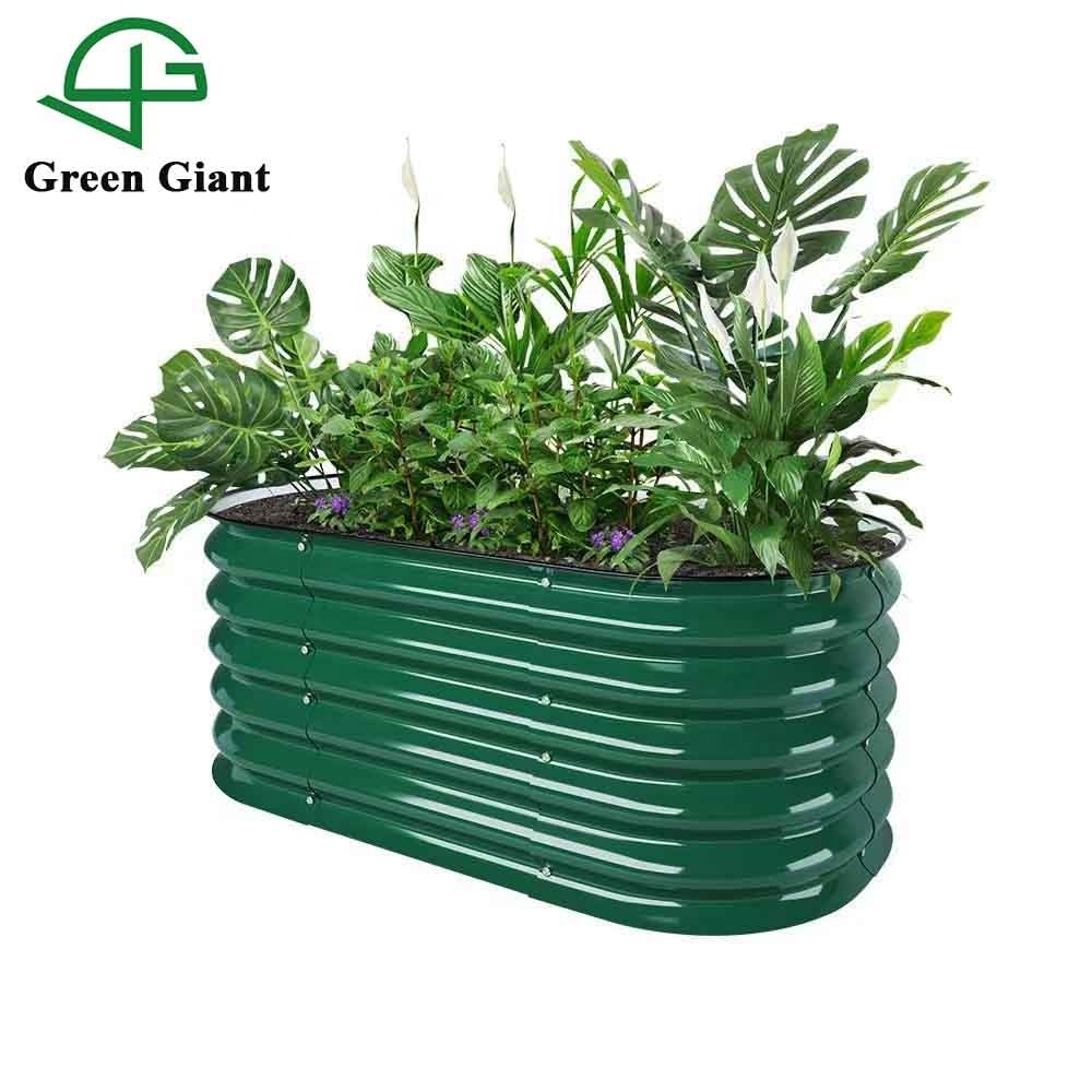 Metal Modular Corrugated Raised Garden Bed Hoch Beet
