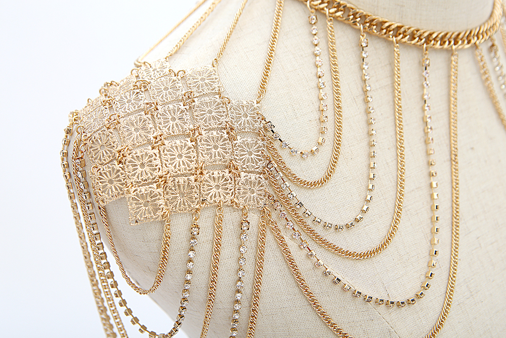 Fashion Body and Shoulder Chain Jewelry for Weddings 4