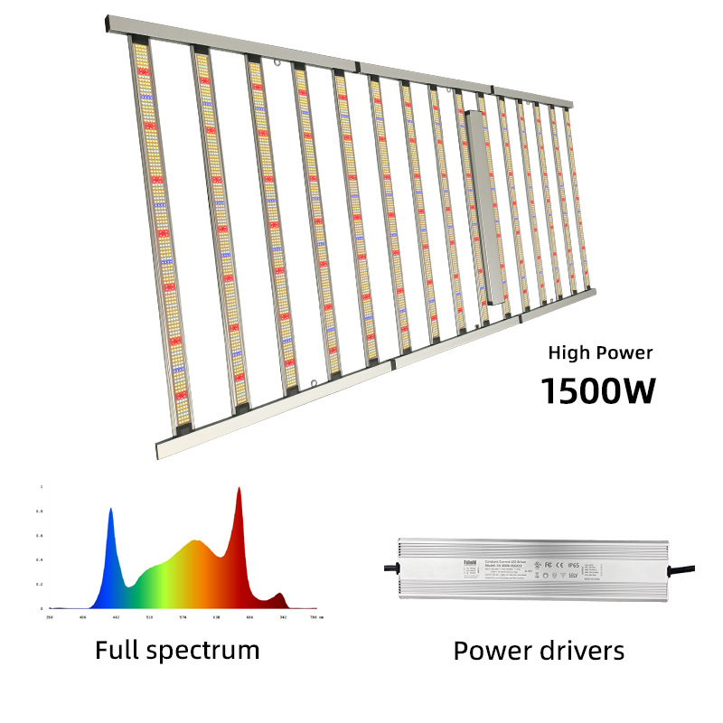 1500W Full Spectrum LED Hydroponic Grow Light 2
