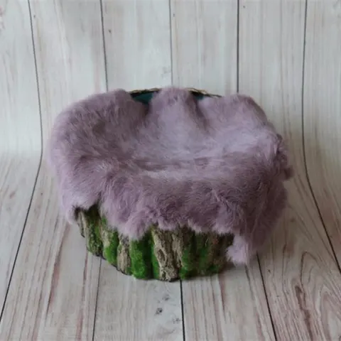 Newborn Photo Prop Fur Blanket