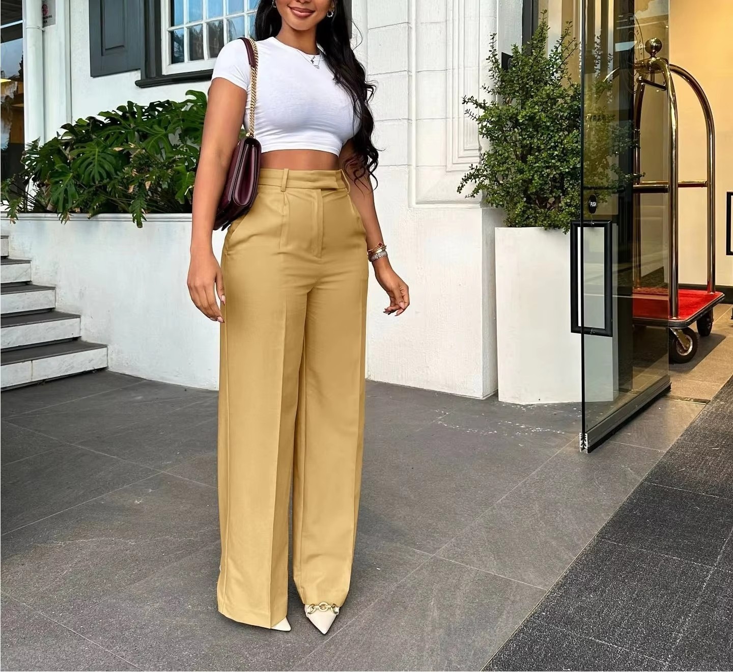 Women's High Waist Baggy Summer Pants 2