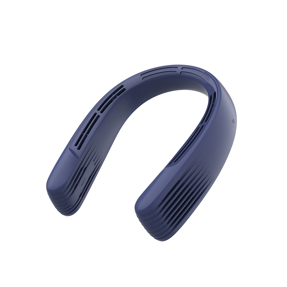 Foldable 2400mAh Wearable Leafless Fan Hands Free Silent