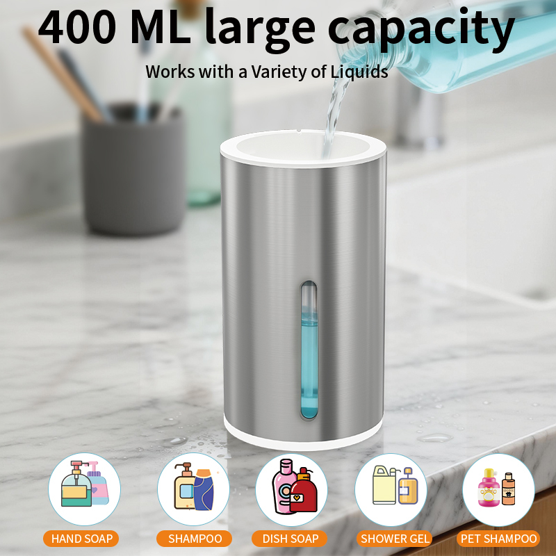 Touchless USB Rechargeable Foam Soap Dispenser 4