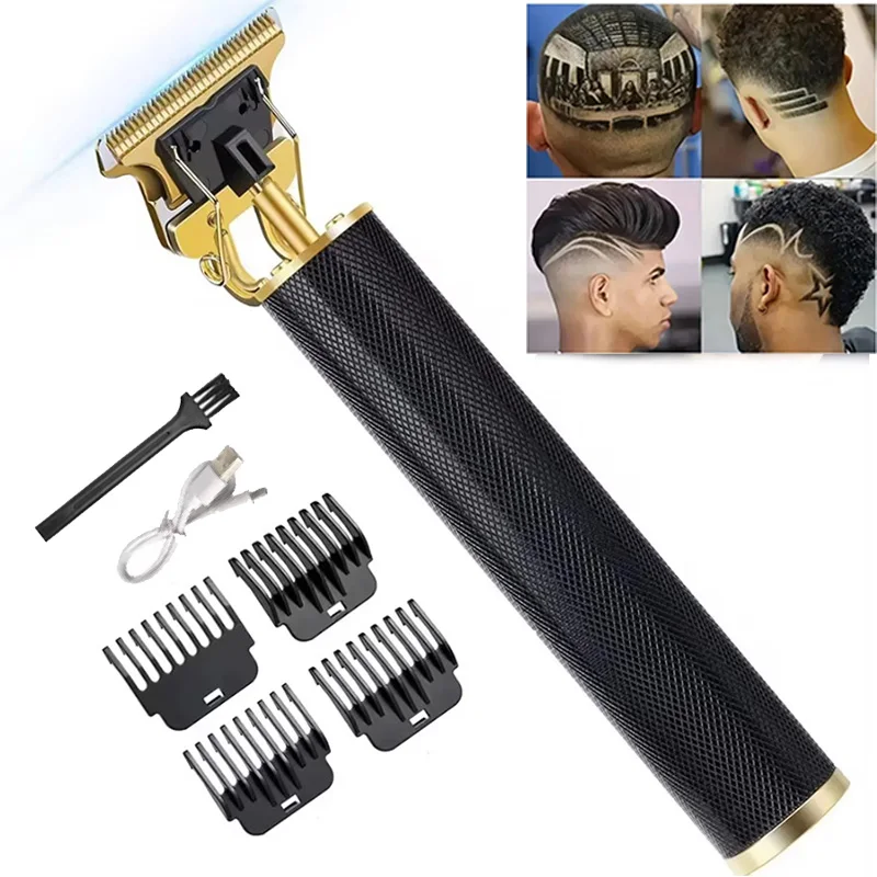 Leistungsstarker Professioneller Haarschneider für Männer 0 mm T-Klinge