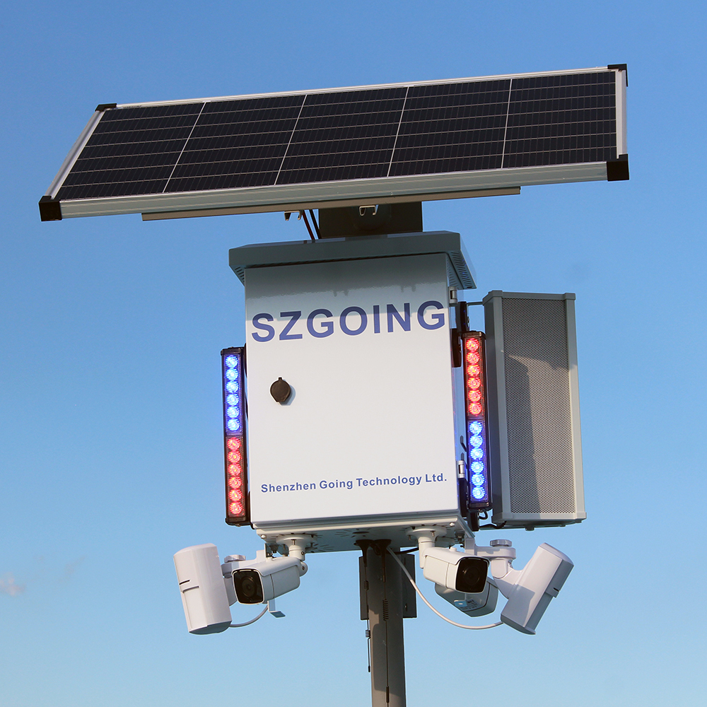 Solar-4G-Überwachungssystem mit 8MP KI-Kamera