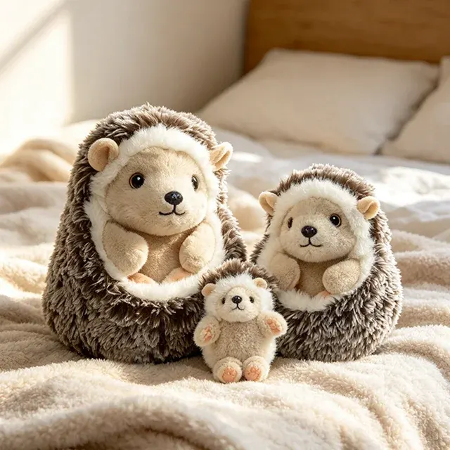 Hedgehog Cuddle Plush Pillow in 3 Sizes 2