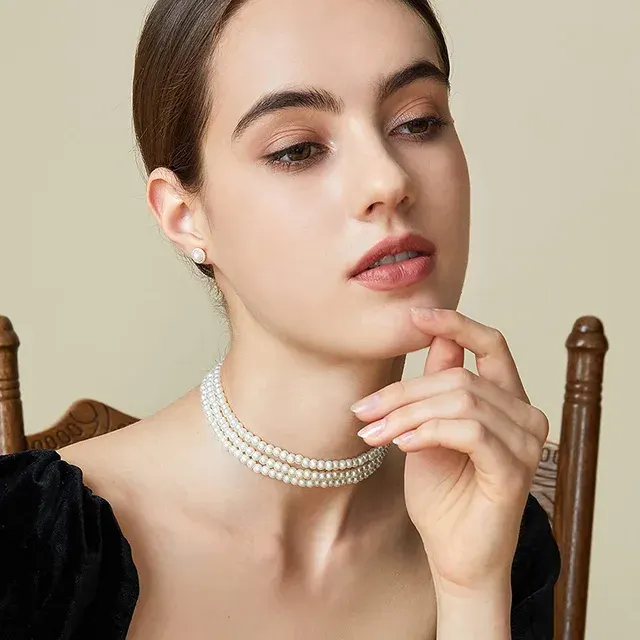 Beaded Choker Necklace 3