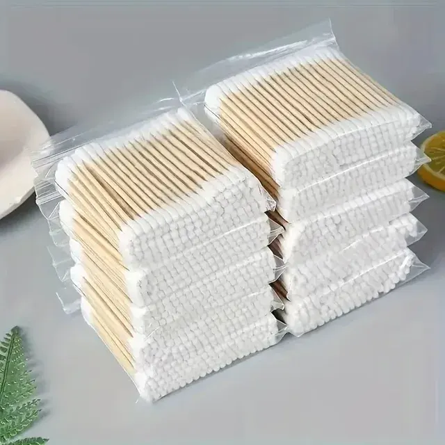 Bamboo Cotton Swabs 4