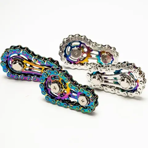 Stainless Steel Chain Fidget Spinner