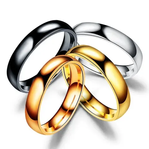 High-Polish Titanium Ring