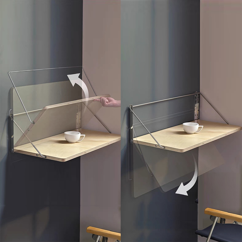 Home Office Drop Leaf Wall-Mounted Foldable Laptop Fold 2