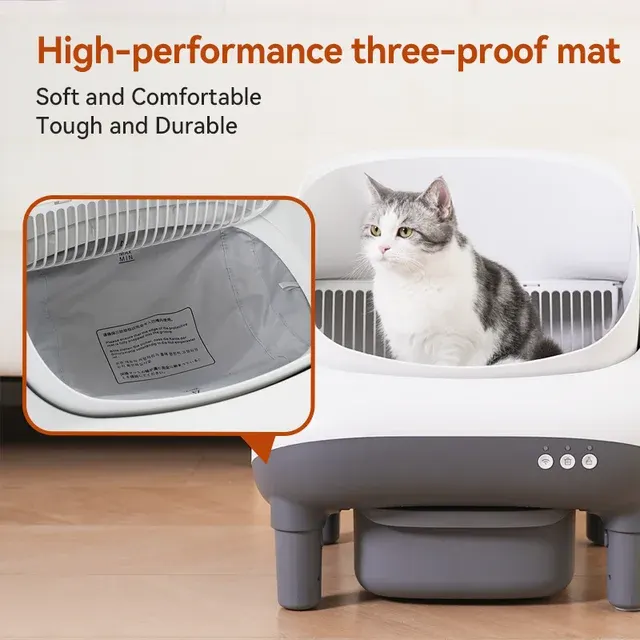 Katzentoilette mit Auto-Öffnung und App 2