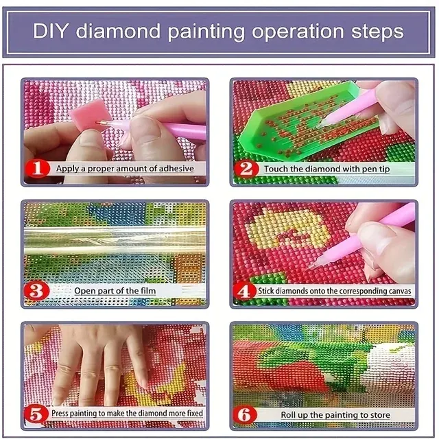 DIY Diamant Malerei Runde Sternenhimmel Van Gogh Muster 3