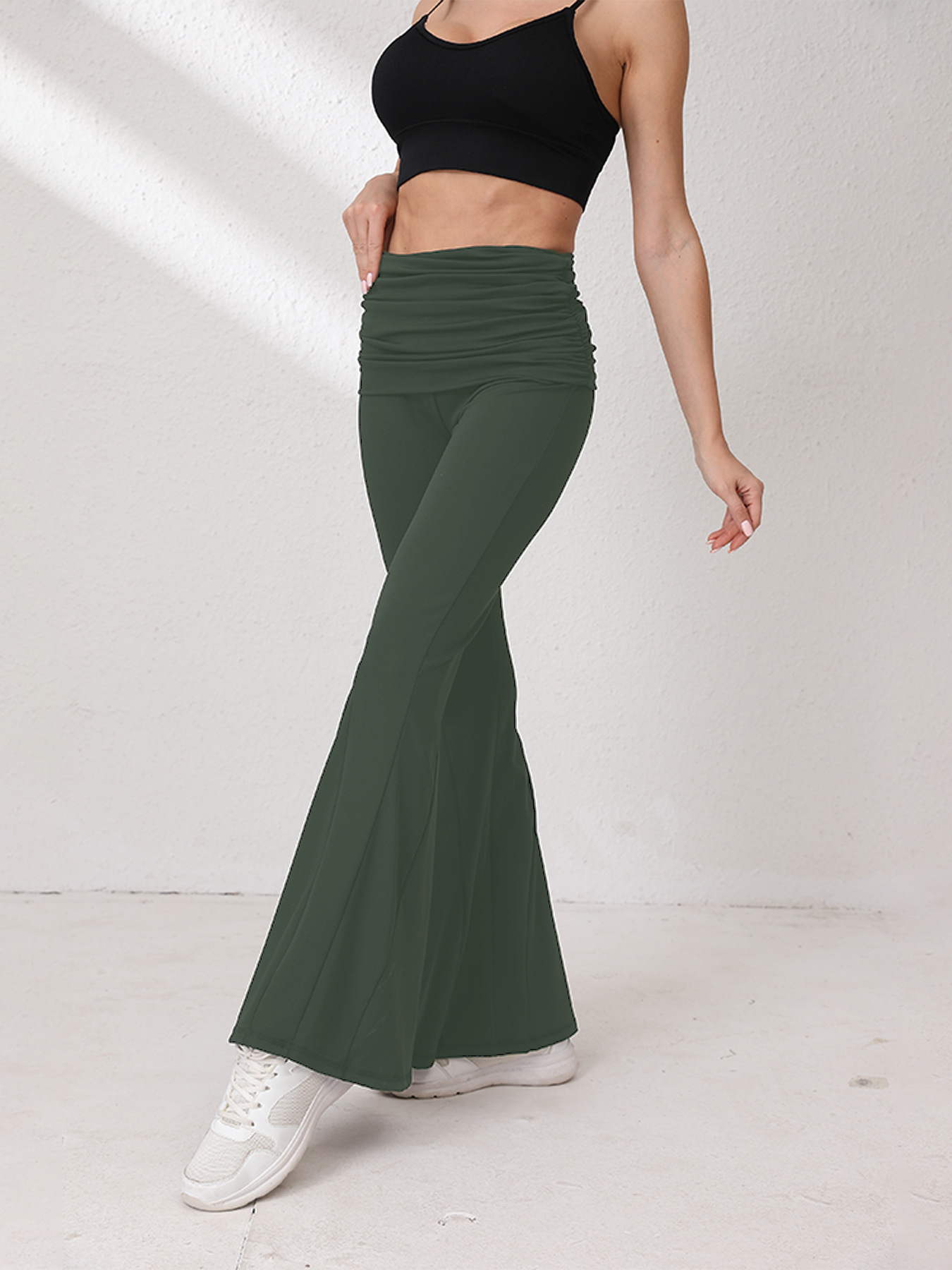 Yoga Pants Flared Casual Quick-Dry Outdoor Sports Long