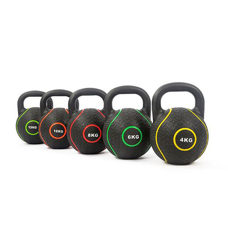 Rubber-Coated Cast Iron Kettlebell for Home Gym 4