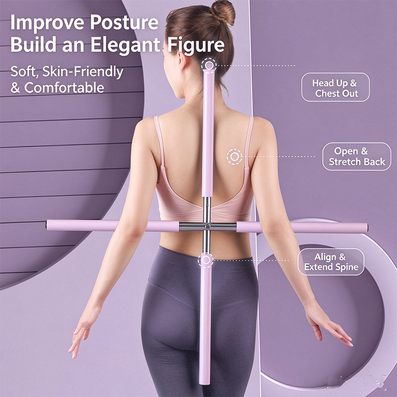 Anti-Slip Silicone Yoga Posture Corrector Stick 3