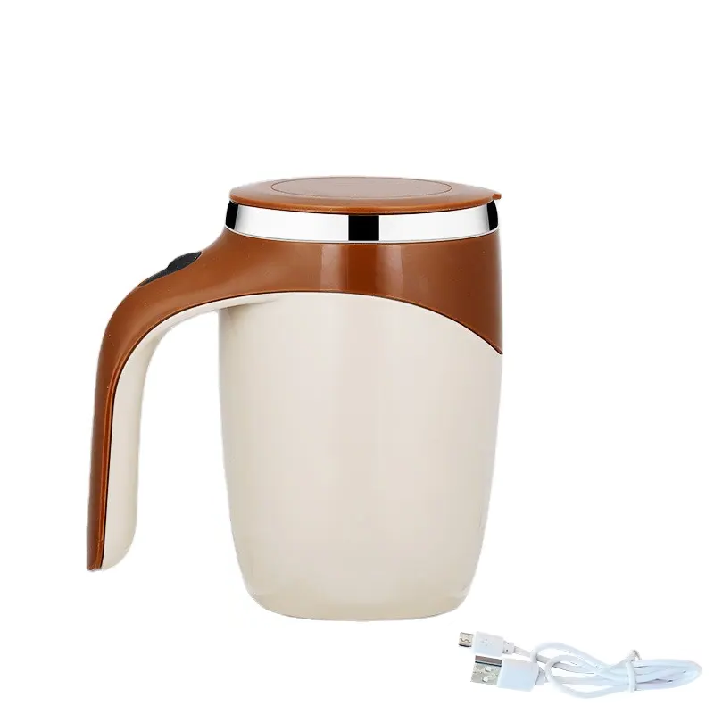 Self-Stirring Stainless Steel Electric Coffee Mug