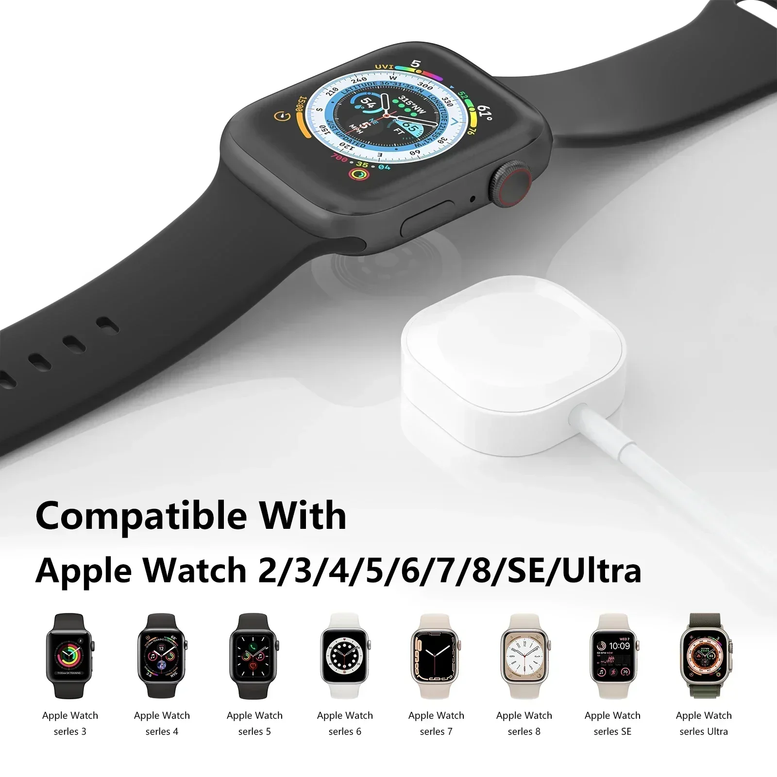 USB Typ-C Ladegerät für Apple Watch Series Ultra 4