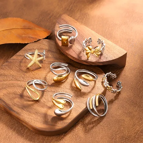 Starfish Stainless Steel Ring