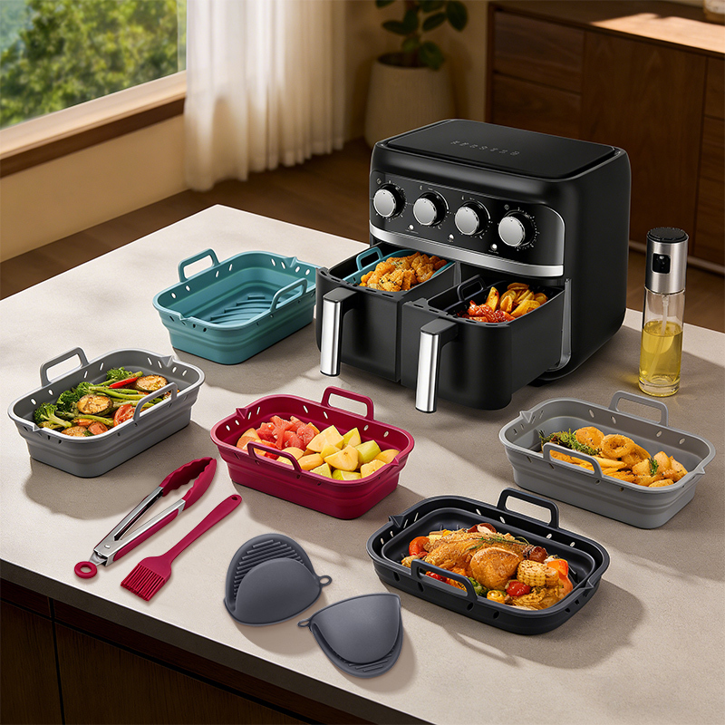 Rectangular Non-stick BPA Free Food Grade Silicone Durable