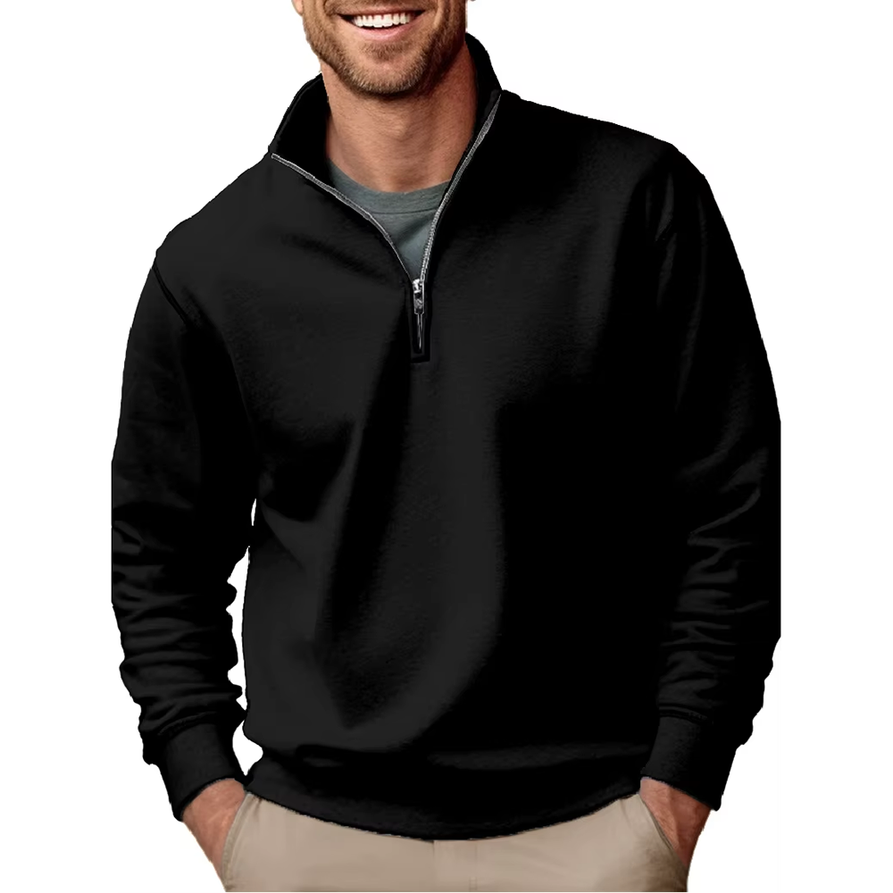 Herren Mockneck Sweatshirt für Outdoor