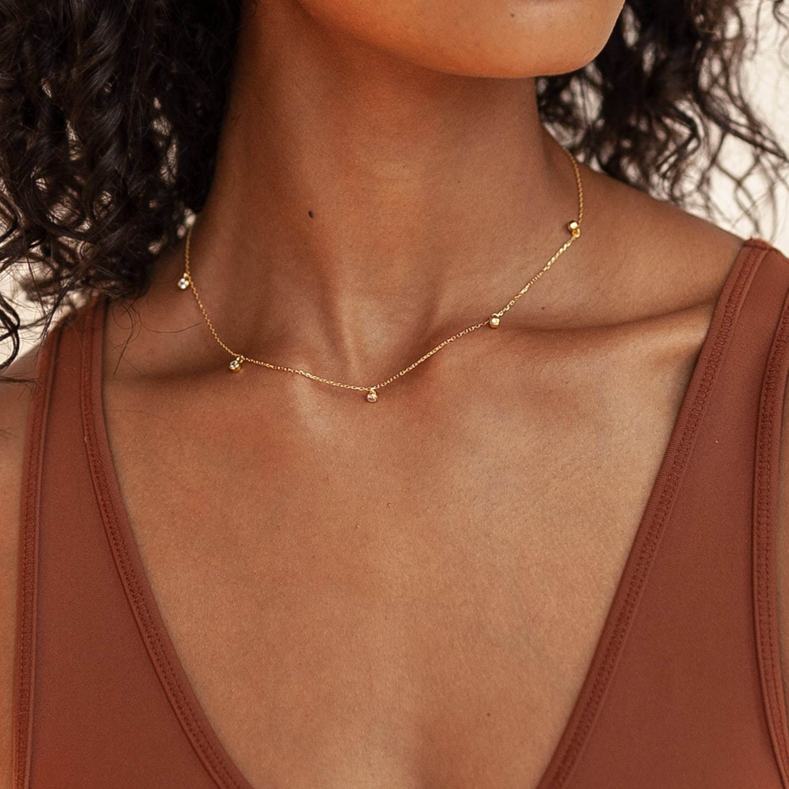 Minimalist Zirconia Necklace for Women 2