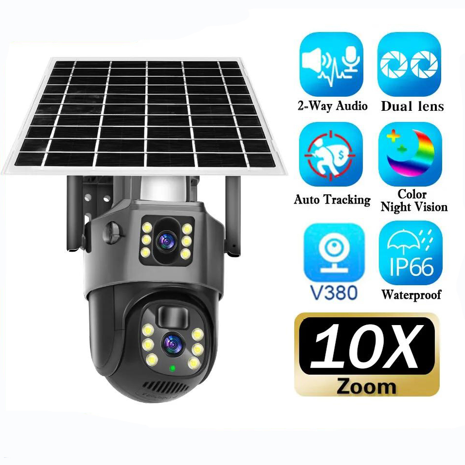 Outdoor PTZ Überwachungskamera 4MP mit Solar 2