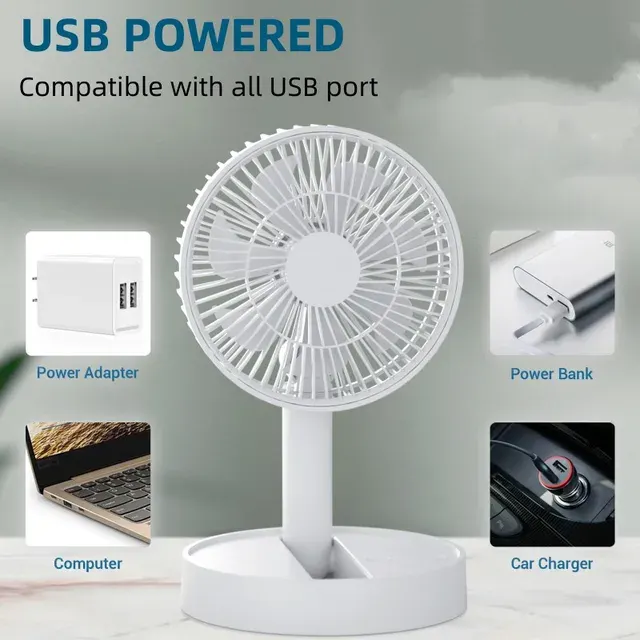 Portable USB Mini Fan, 8-Inch 2