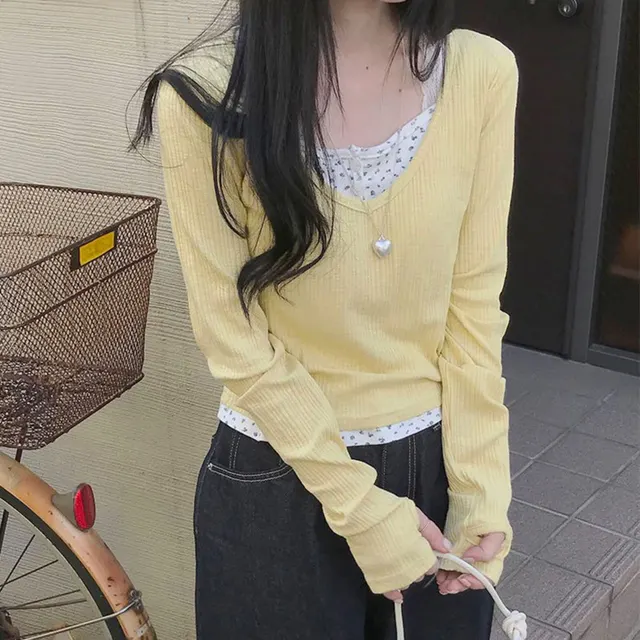 Long-Sleeve Blouse 1