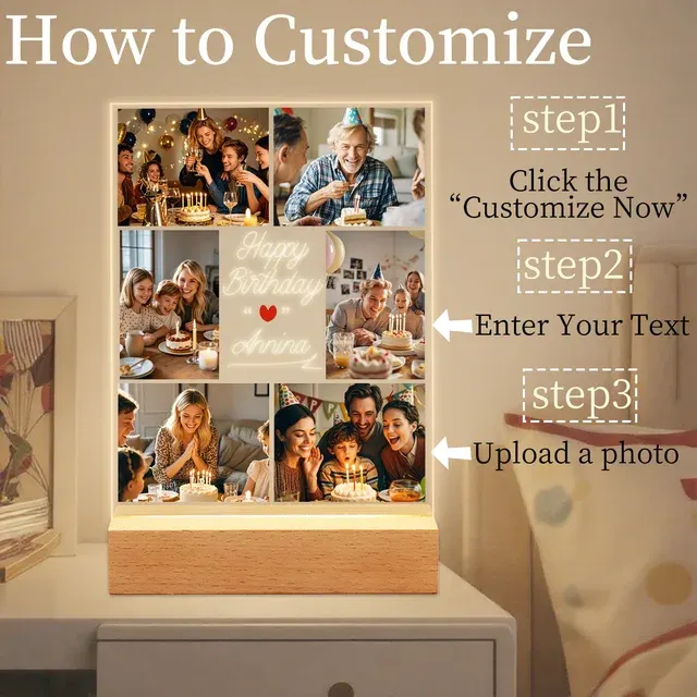 LED Picture Frame Night Light 4