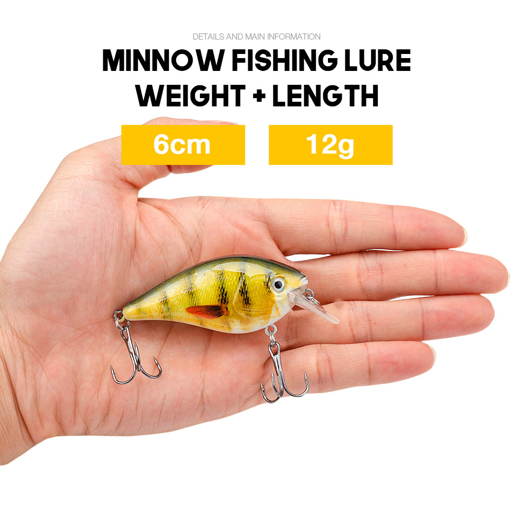 6cm 12g Crankbait Set for Bass 2