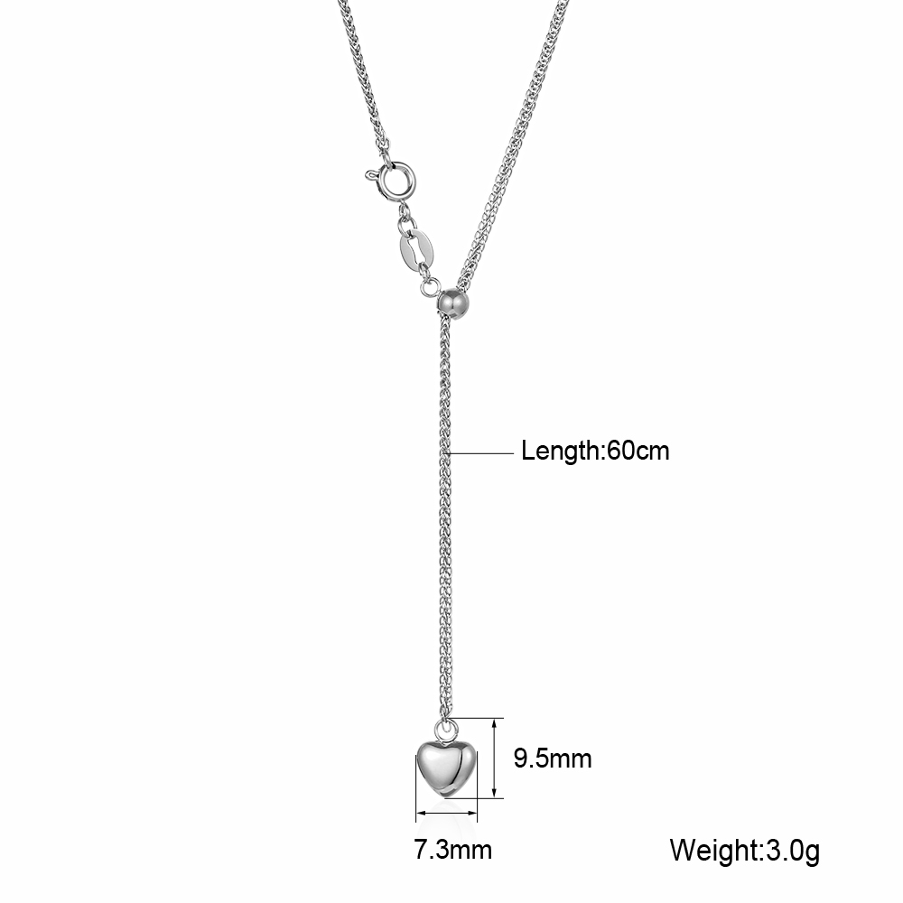 Tarnish-Free Gold Y-Necklace Stainless Steel 2