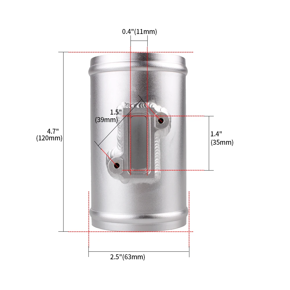 RASTP-Neue 63 70 76mm Luftstrom Sensor Halterung Intake 3