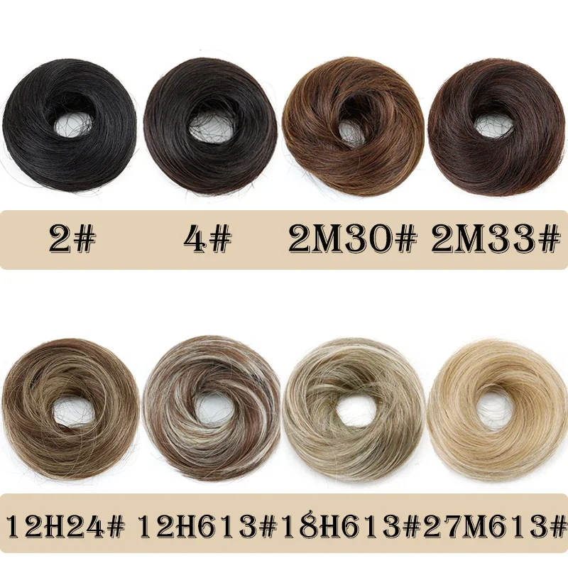 Synthetic Messy Donut Hair Bun for Women 4