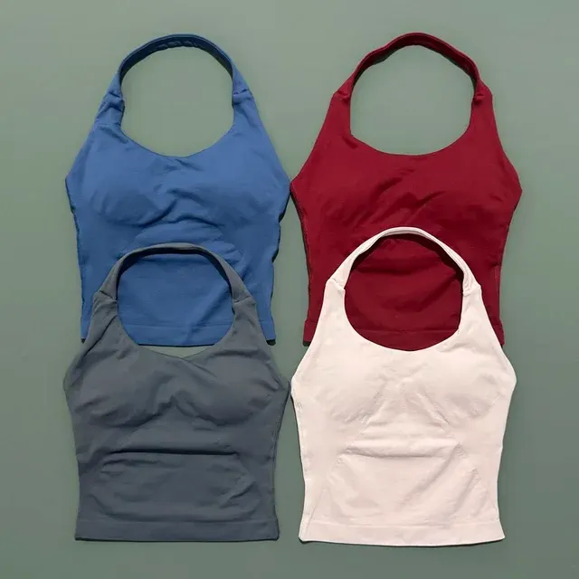 Seamless Longline Neckholder Tank Top for Women 4