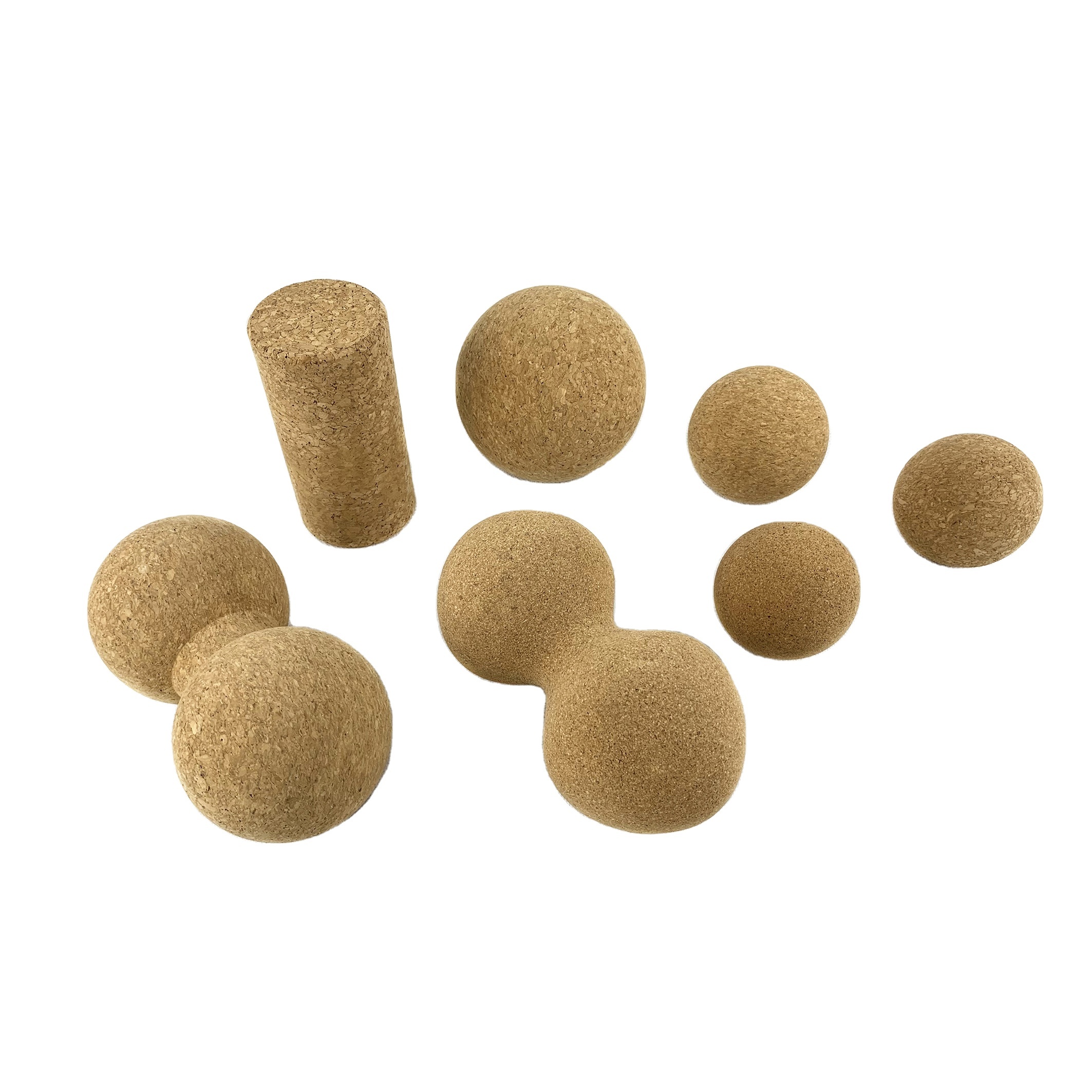 Natural Cork Massage Set with Fascia Balls