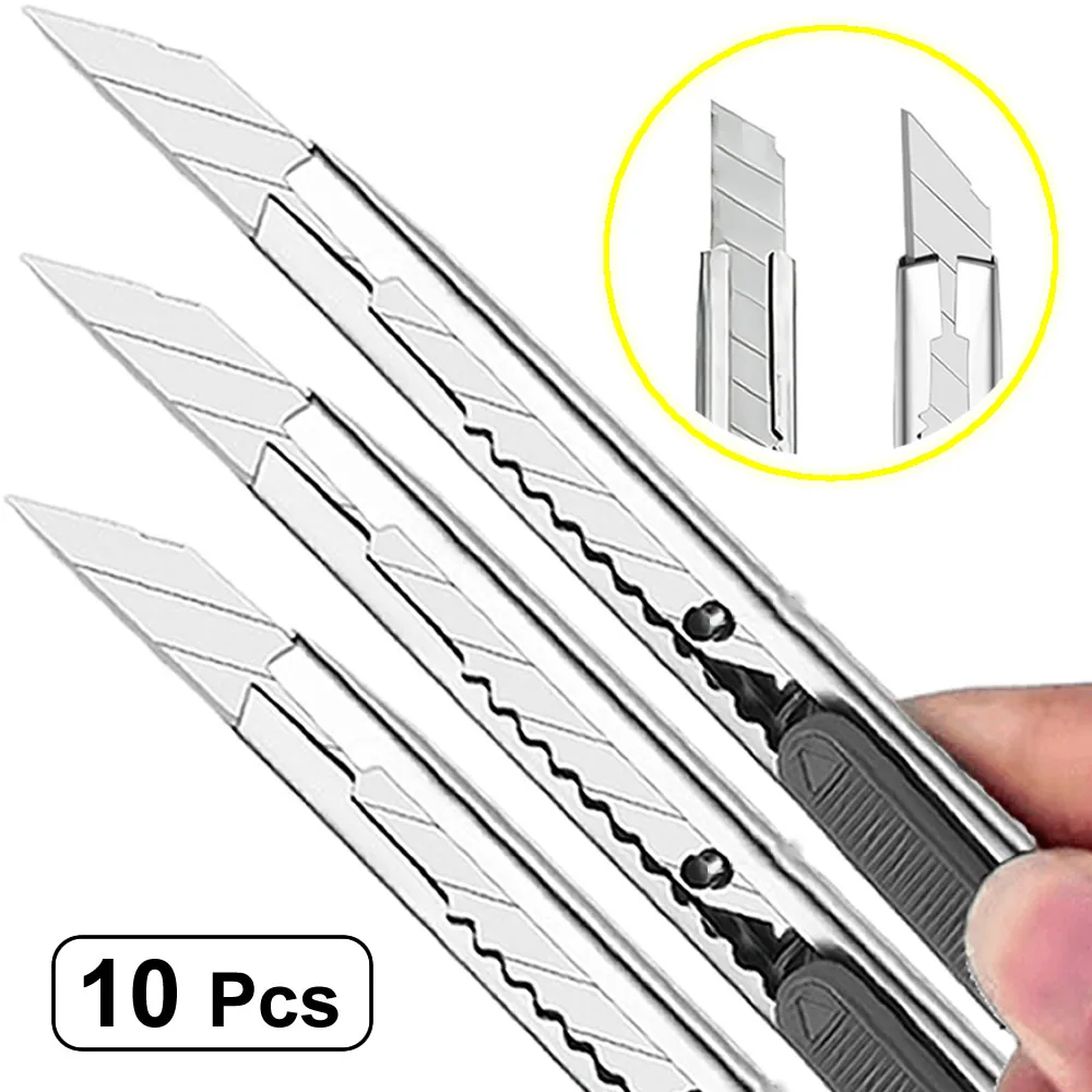 Stainless Steel Utility Knife Set with Blades 2